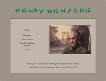Tablet Screenshot of henryhensche.com